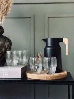 Termoglas med riller - 4stk