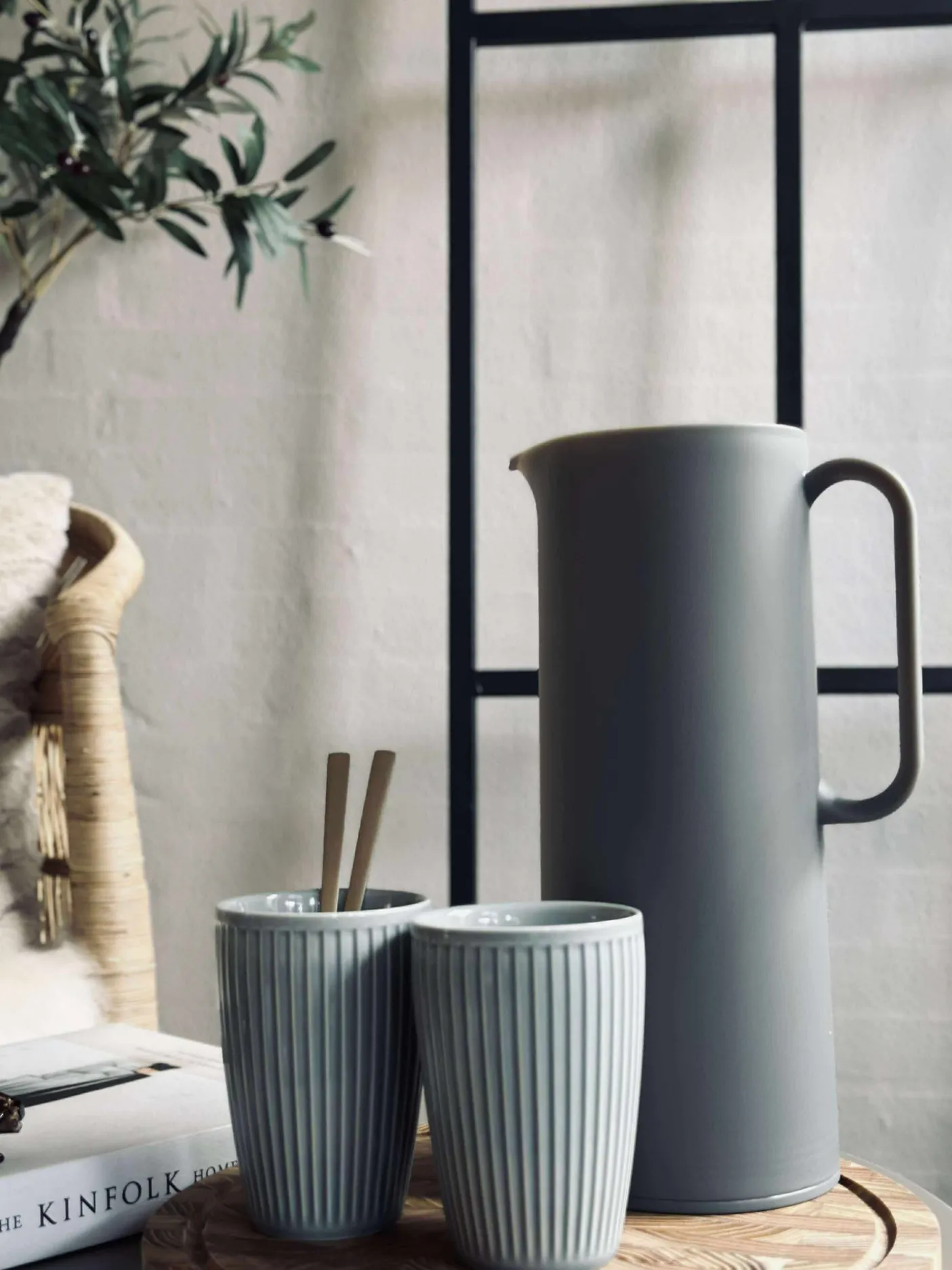 Termokande – Med trykknap funktion - 1 liter