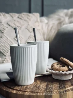 Termokrus Plissé - Sæt med 2 stk - Hvid