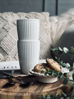 Termokrus Plissé - Sæt med 2 stk - Hvid