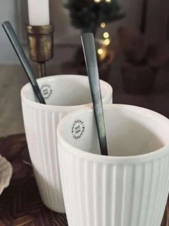 Termokrus Plissé - Sæt med 2 stk - Hvid