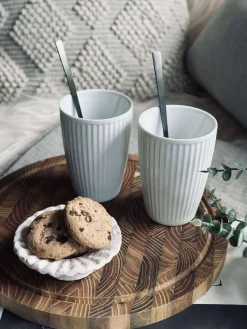 Termokrus Plissé - Sæt med 2 stk - Hvid