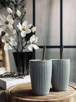 Termokrus Plissé - Sæt med 2 stk - Arctic Ice