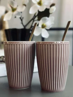 Termokrus Plissé- Sæt med 2 stk - Woodrose