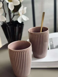 Termokrus Plissé- Sæt med 2 stk - Woodrose