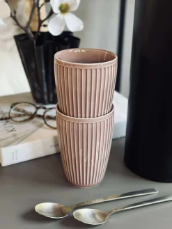 Termokrus Plissé- Sæt med 2 stk - Woodrose