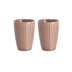 Termokrus Plissé- Sæt med 2 stk - Woodrose