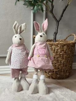 Tøjkanin med teleskop ben 58 cm - MIX