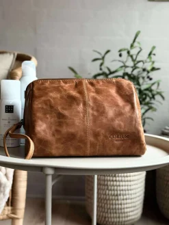 Toilettaske Nora - New Cognac