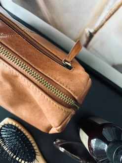 Toilettaske Nora Cognac