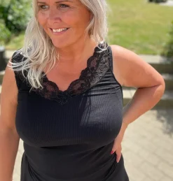 Top Belen mikrofiber - Black