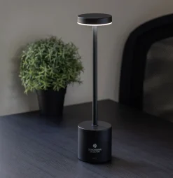 Touch bordlampe i sort