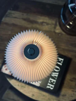 Touch Bordlampe Plissé - Rosa