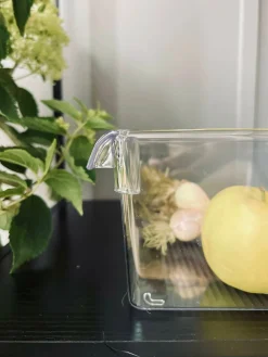 Transparent kasse til køleskab