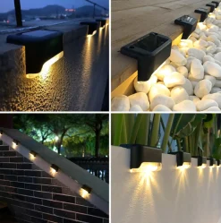 Trappelys med solar - 4 stk.