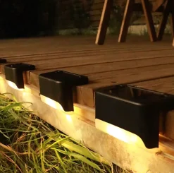 Trappelys med solar - 4 stk.