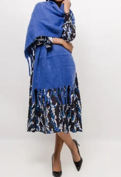 Tørklæde – Vamset Blå