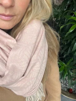 Tørklæde Helena - Blush Pink