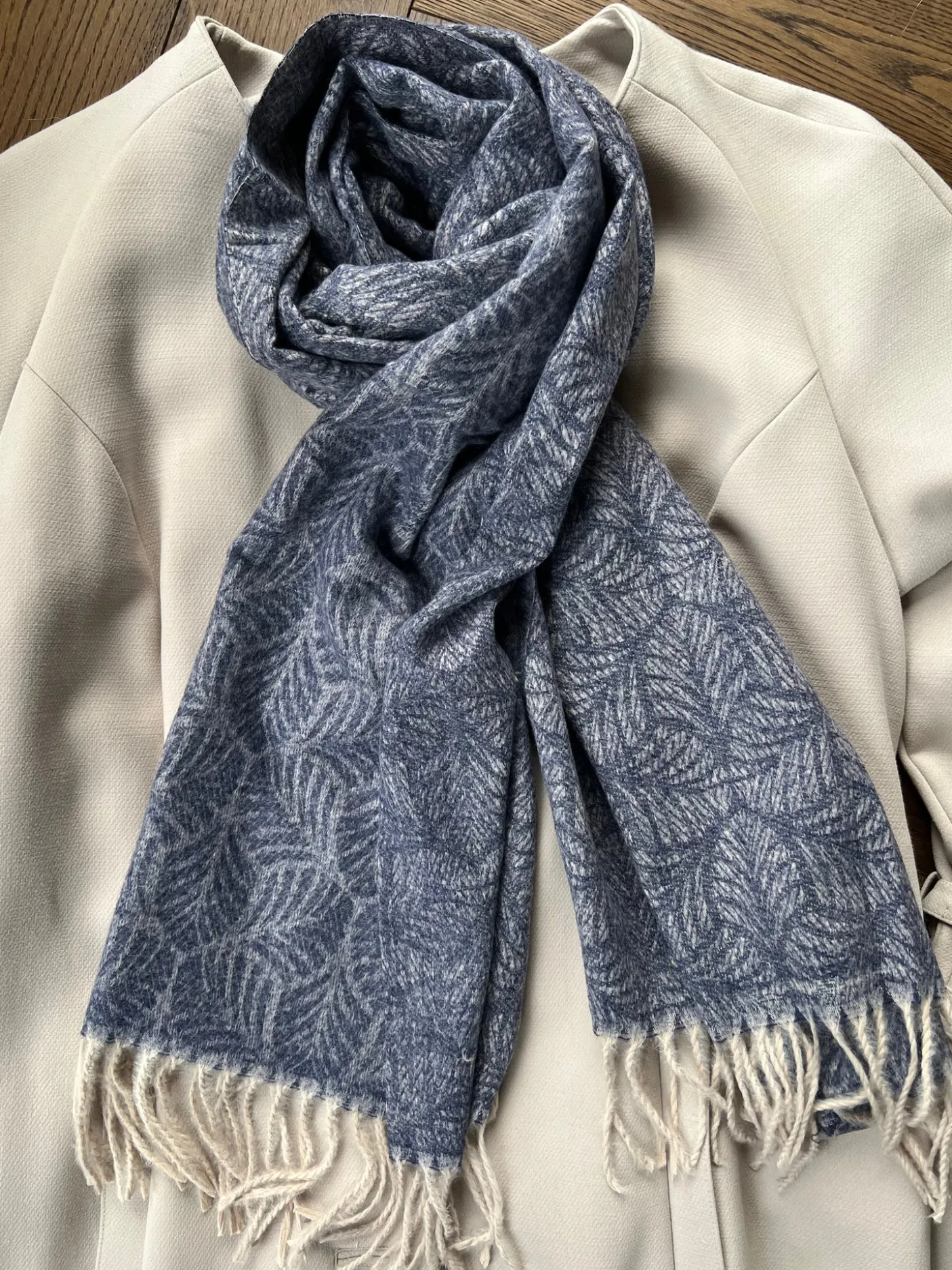 Tørklæde Helena - Denim