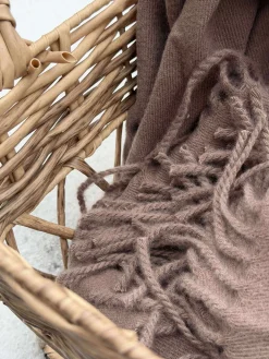 Tørklæde Mocca brun