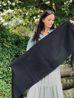 Tørklæde Nora Black small