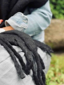 Tørklæde Nora Black small