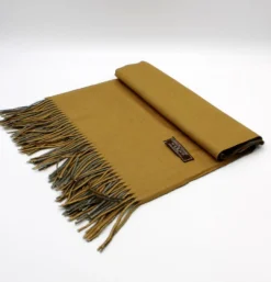 Tørklæde Sennep vendbar