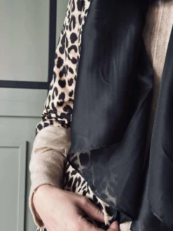 Tørklæde Silky Black