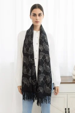 Tørklæde Silky Black