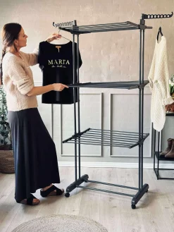 Tørrestativ med 3 Niveauer