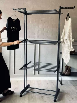 Tørrestativ med 3 Niveauer