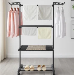 Tørrestativ med 3 Niveauer