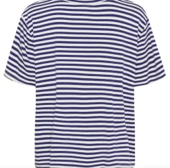 T-shirt Navy strib