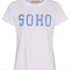 T-shirt SOHO - White / Sky