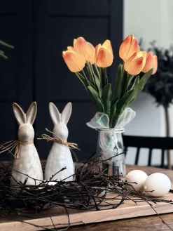 Tulipaner med lys - Lys rosa