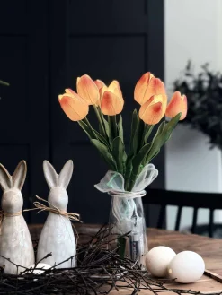 Tulipaner med lys - Lys rosa