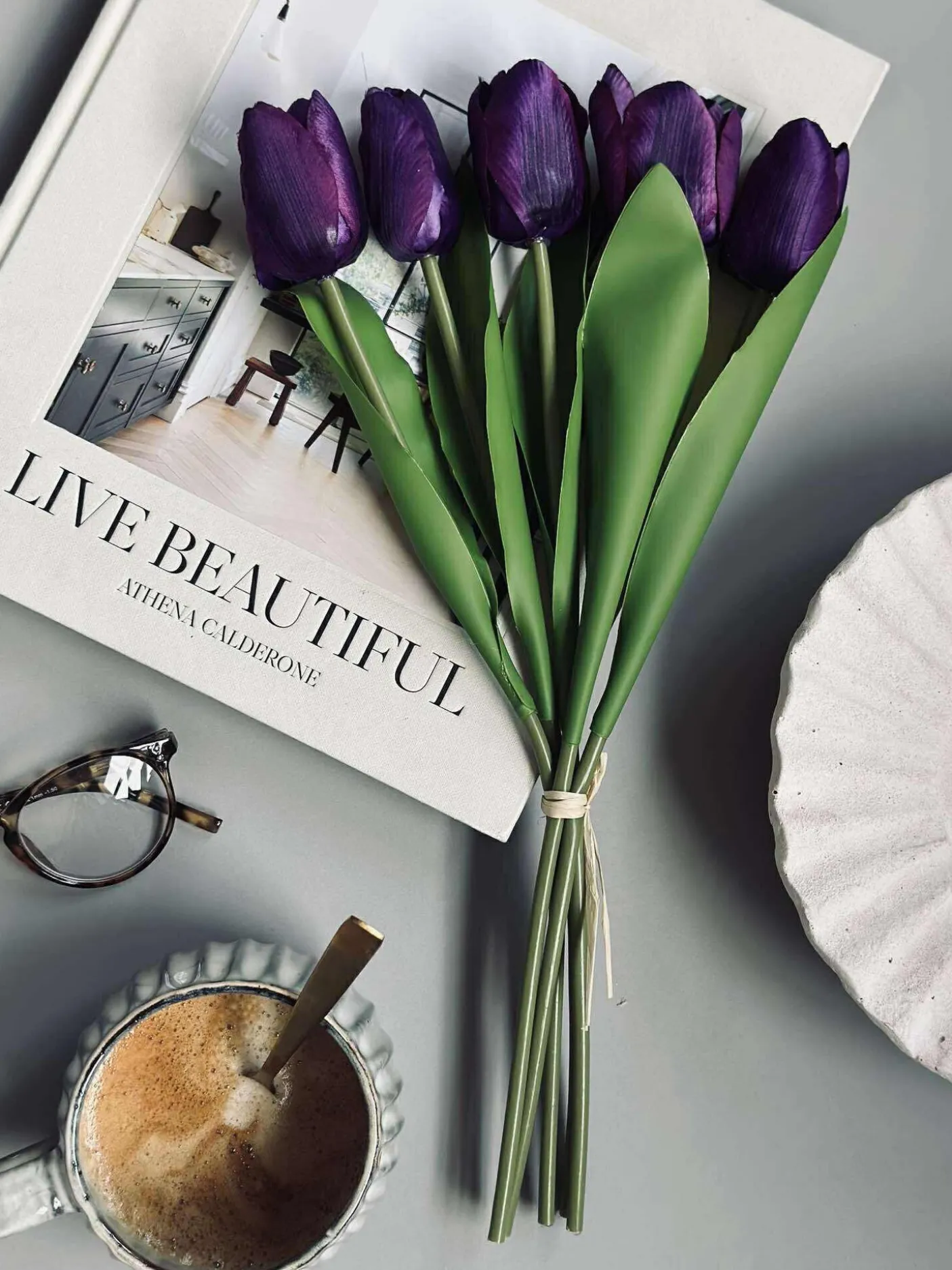 Tulipaner Silke look– Flere farver