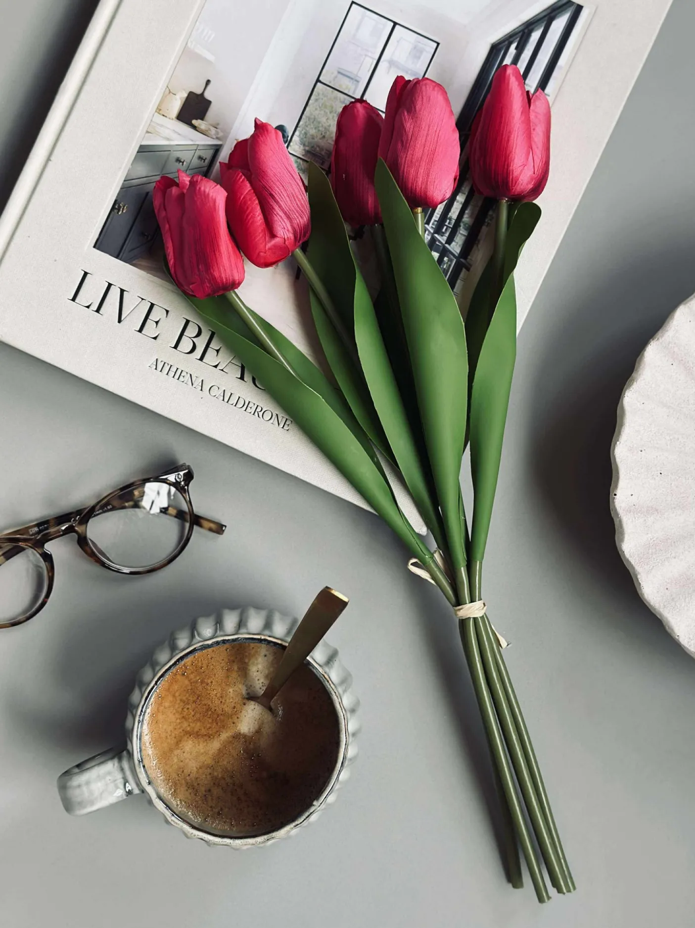 Tulipaner Silke look– Flere farver