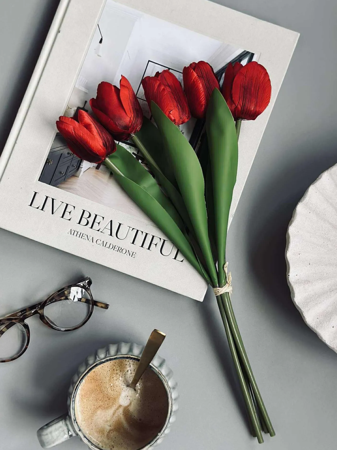 Tulipaner Silke look– Flere farver