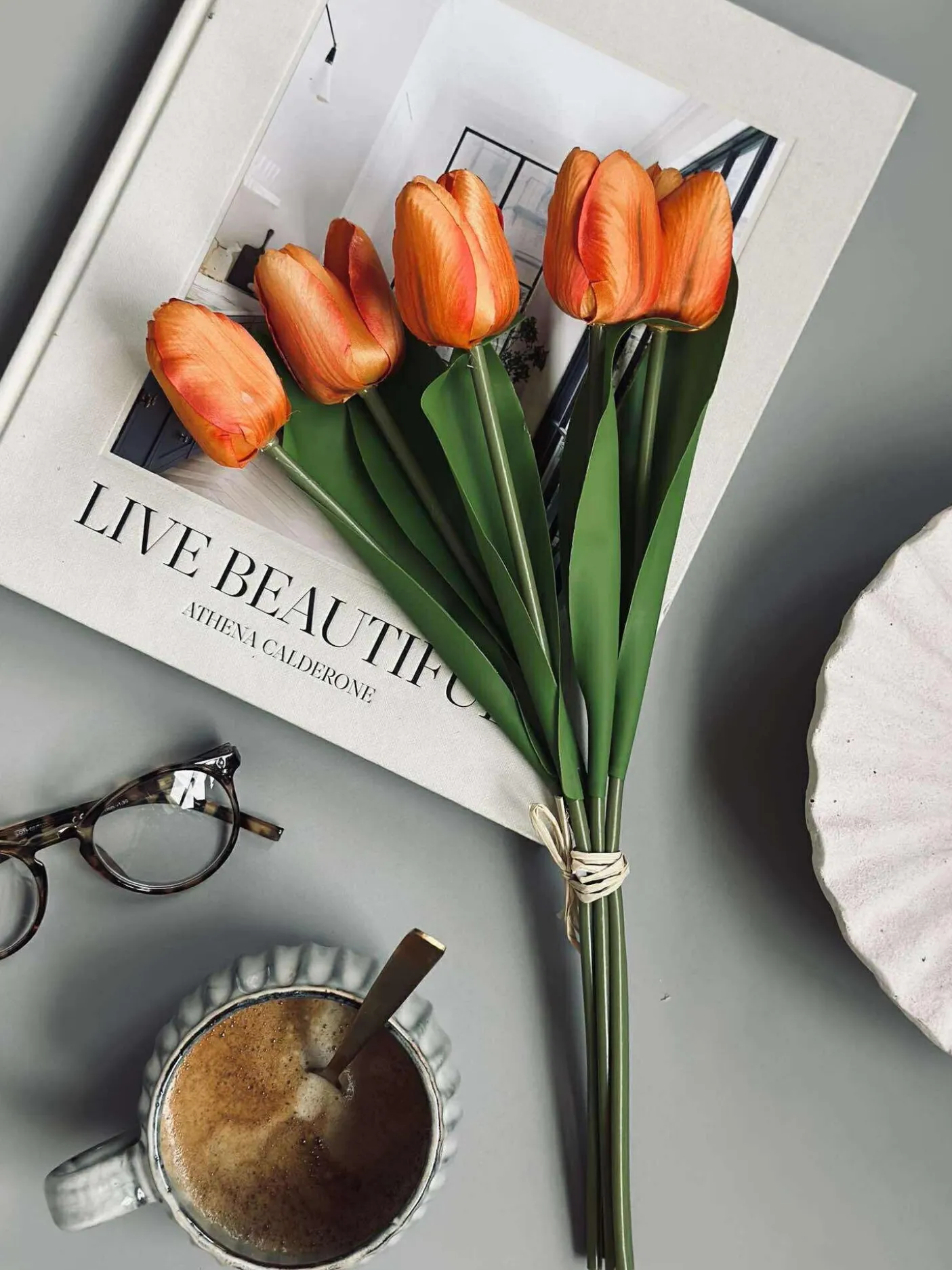 Tulipaner Silke look– Flere farver