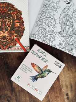 Tusser - Akryl Twinmarkers 36 stk.