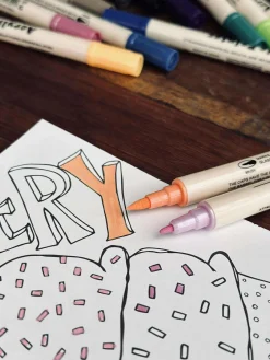 Tusser - Akryl Twinmarkers 36 stk.