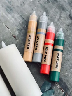 Tusser til dekoration på lys - Wax pen