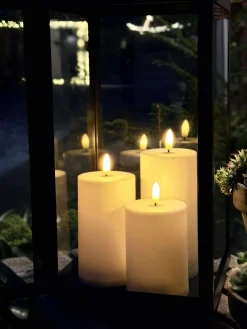 Udendørs Bloklys - Sæt af 3 stk