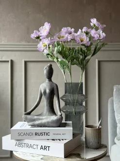 Valmue stilk 62 cm - Lilla