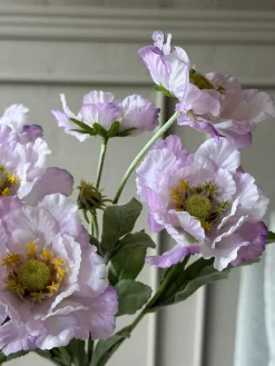 Valmue stilk 62 cm - Lilla