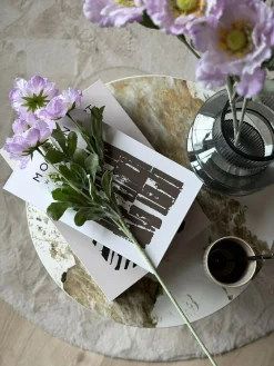 Valmue stilk 62 cm - Lilla