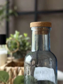 Vandflaske med korkprop – Blue 1 ltr.