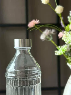 Vandflaske med metallåg - 1000ml.