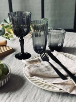 Vandglas Sanna grey 345 ml.